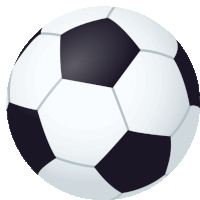 a black and white soccer ball is against a white background