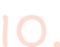 the number 10 is displayed in a pink colored font