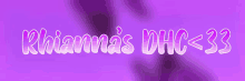 a purple background with khanna 's dhc < 33 written in white