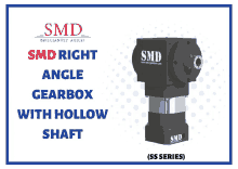 a smd right angle gearbox with hollow shaft is advertised