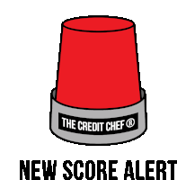 a red alarm with the words " new score alert " under it