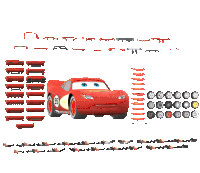 a picture of lightning mcqueen from cars 3