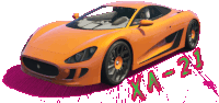 a drawing of a sports car with the letters xa- 21 written below it