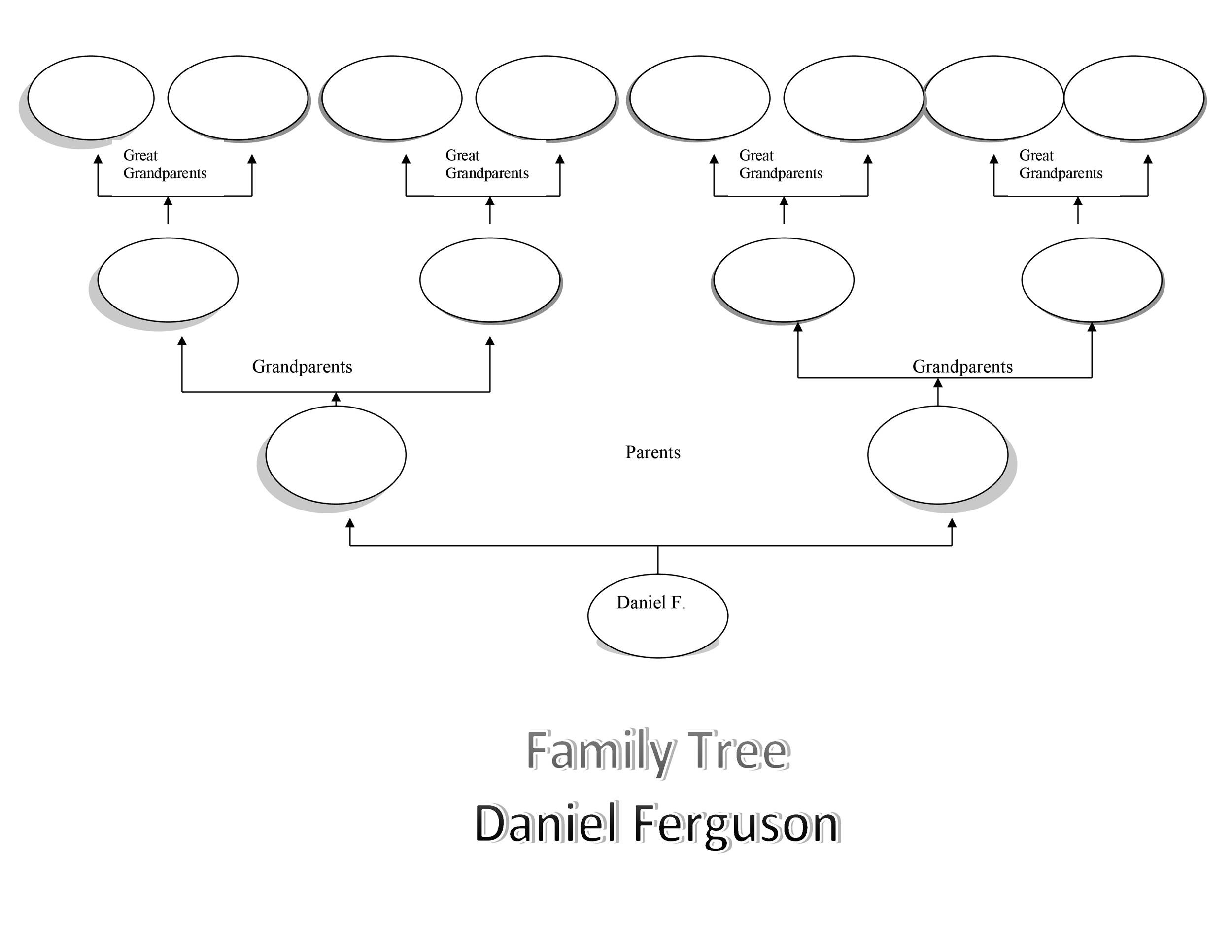 12 Generation Family Tree Template Excel