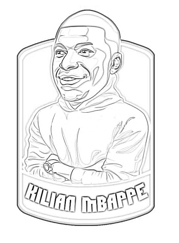 Kylian Mbappe Image coloring page - Download, Print or Color Online for ...