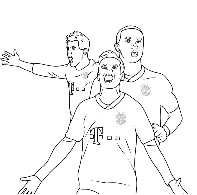 Printable Bayern Munich coloring page - Download, Print or Color Online ...