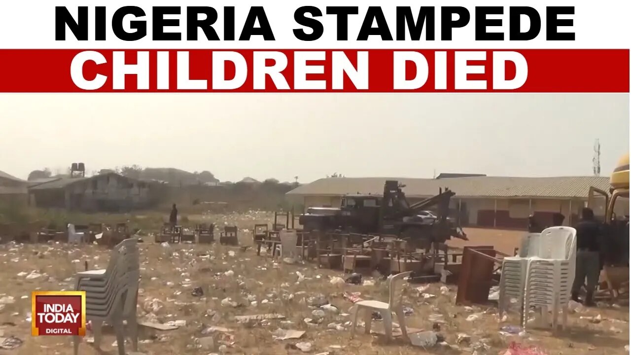 children killed in holiday funfair stampede in Nigeria