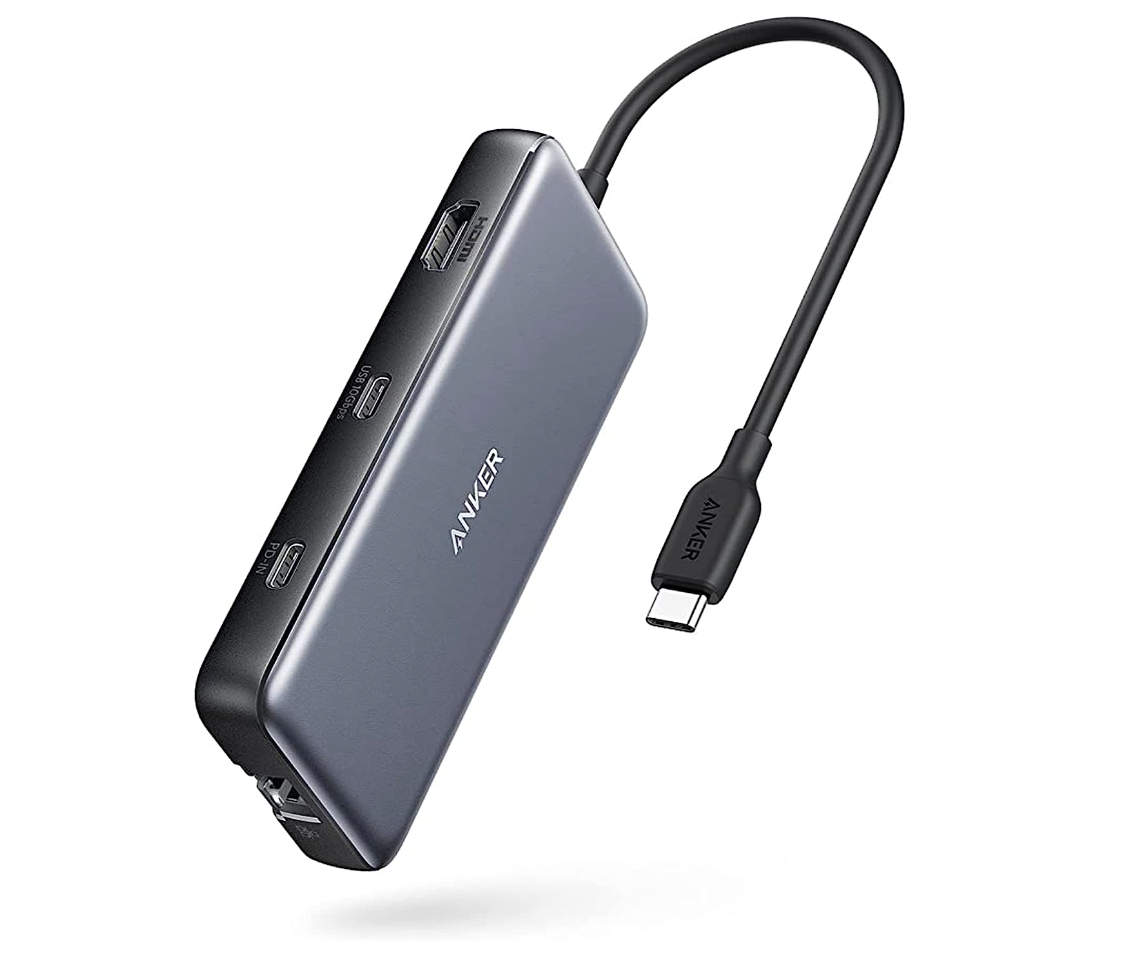 Anker 555 PowerExpand 8-in-1 USB-C Hub - Best work-from-home USB-C hub