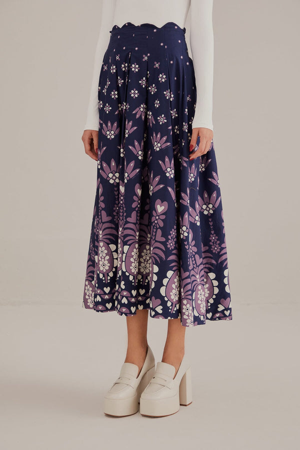 Ainika Martina Dark B SKIRT 319518 Dark-Blue