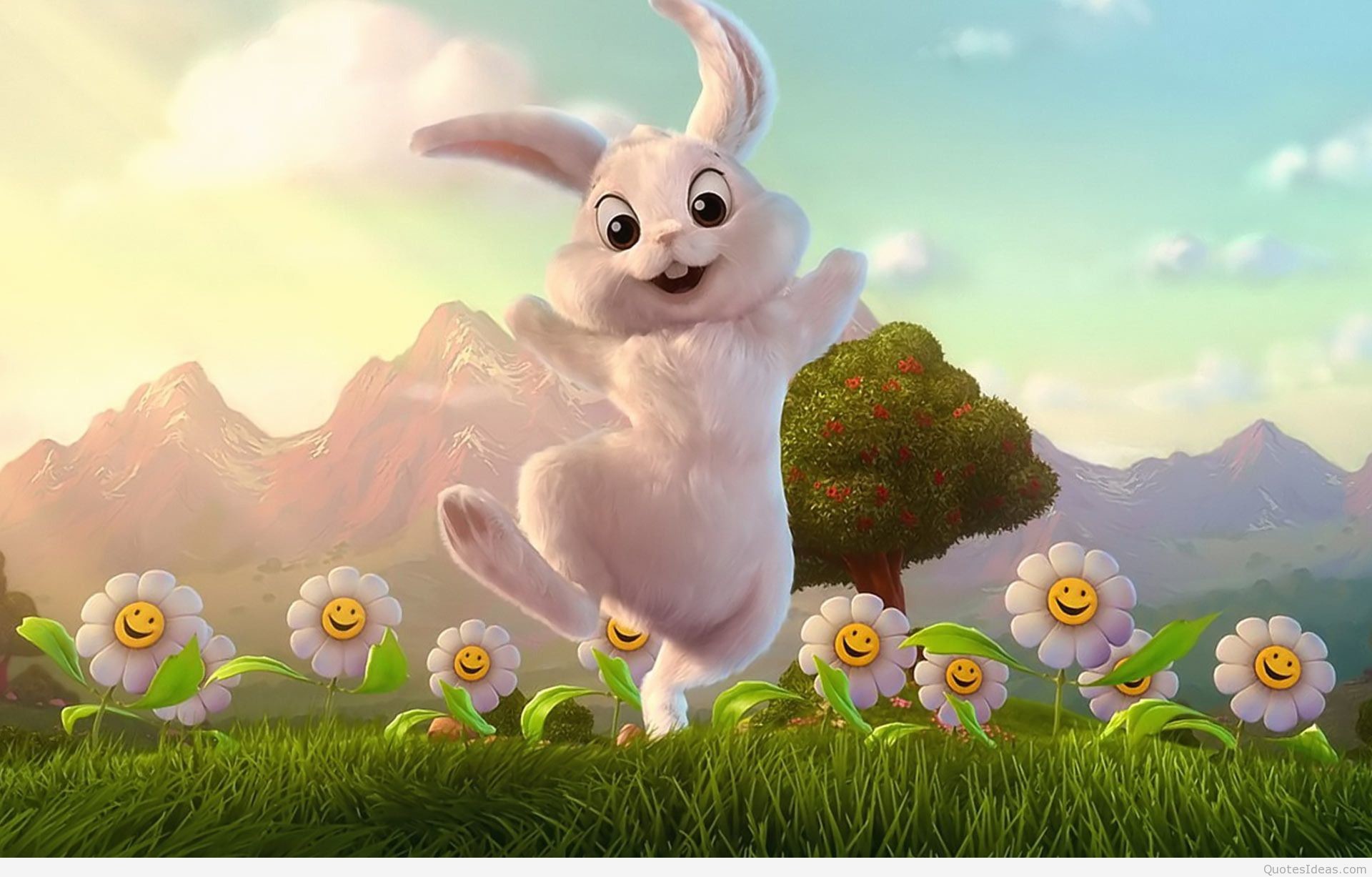 Desktop Easter Bunny Wallpaper | WhatsPaper