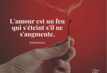 Citation amour feux stendhal