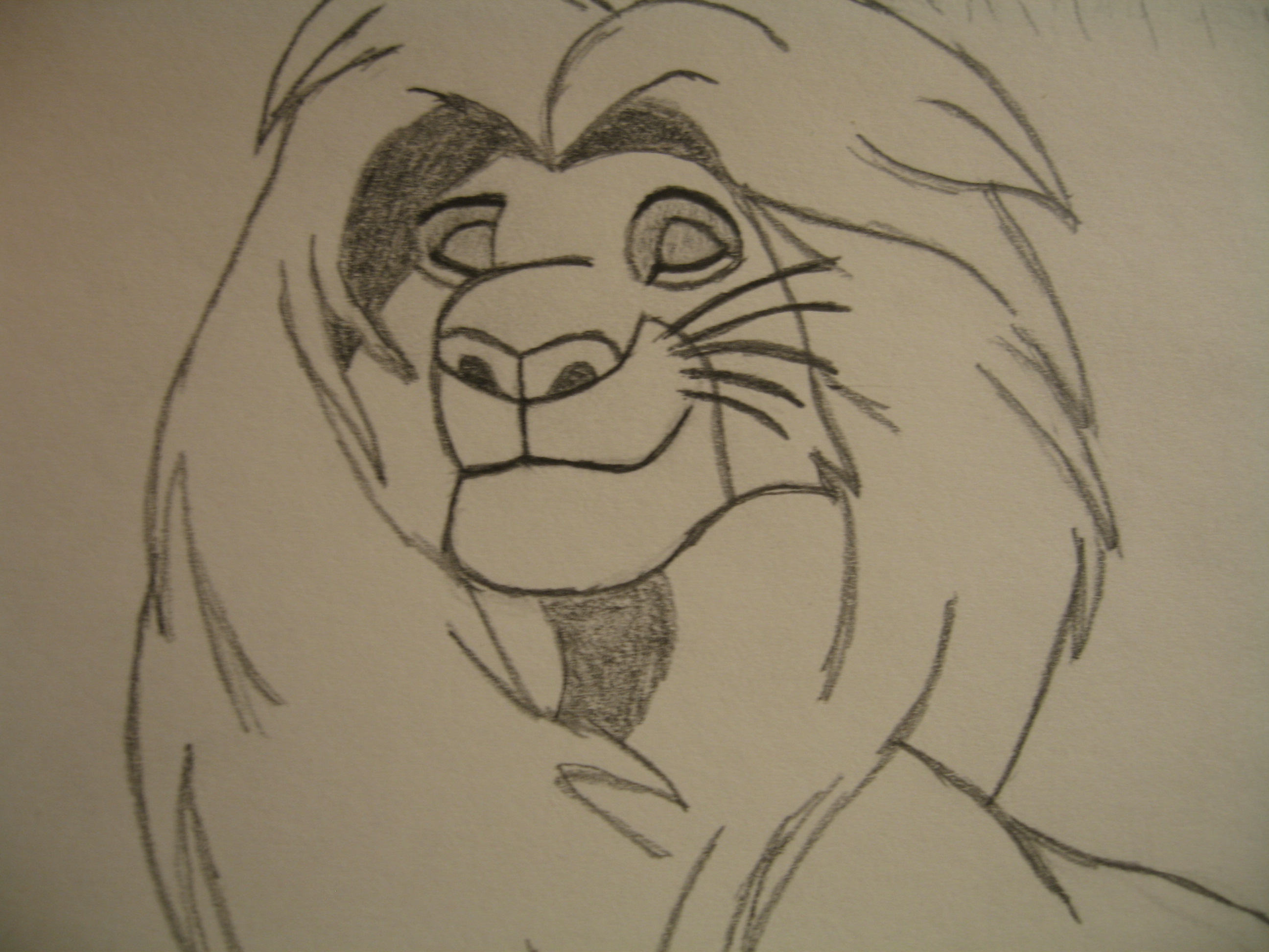 Lion King Simba Drawing at GetDrawings | Free download