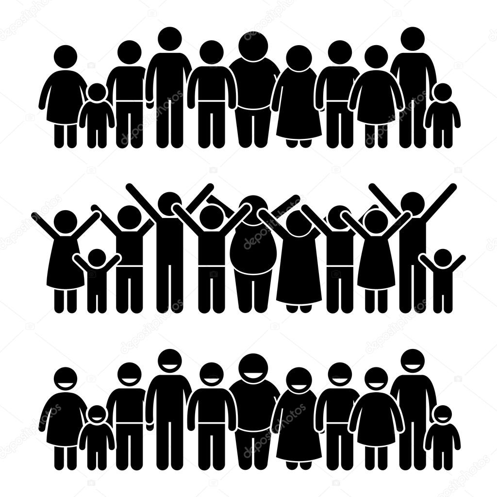 Stick Figure People Group image.