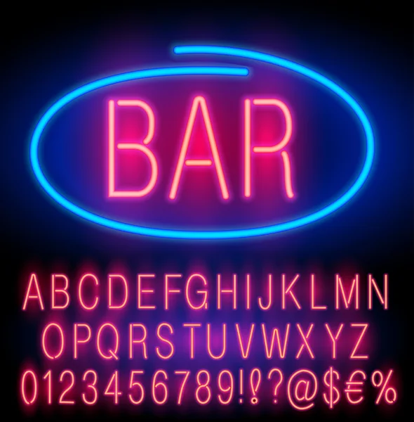 Neon font gren Stock Vector by ©iunewind 89644034