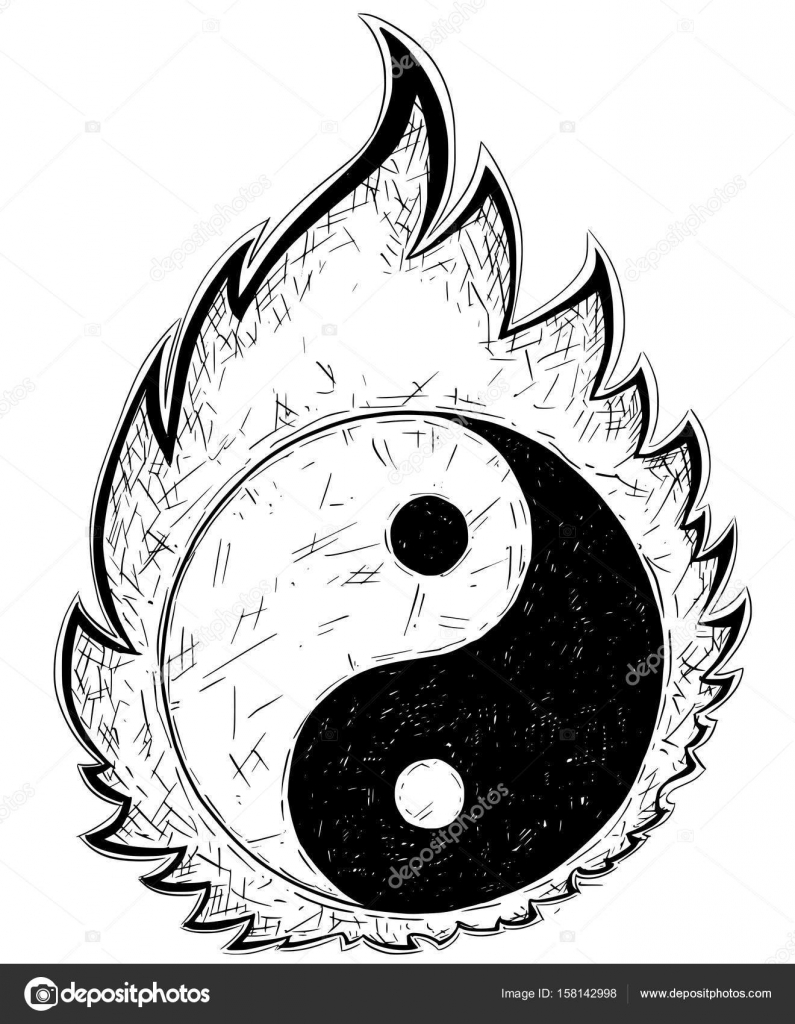 Yin Yang Mandala Easy Drawing - Goimages Urban