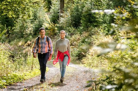 [Translate to français:] Wandern im Baiersbronner Wanderhimmel nahe Luxushotel im Schwarzwald