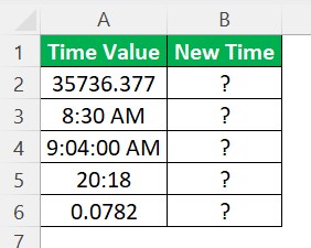 Minutes in Excel Example 2