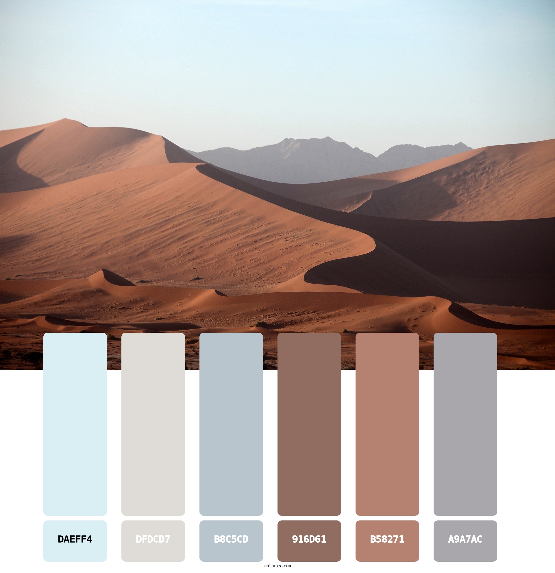 Desert Sand Dune Color Palette 3