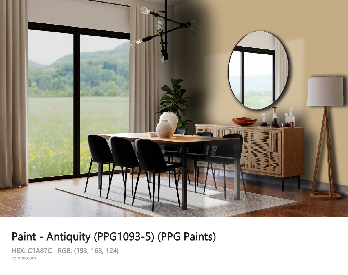 PPG Paints Antiquity (PPG1093-5) Paint dining room design