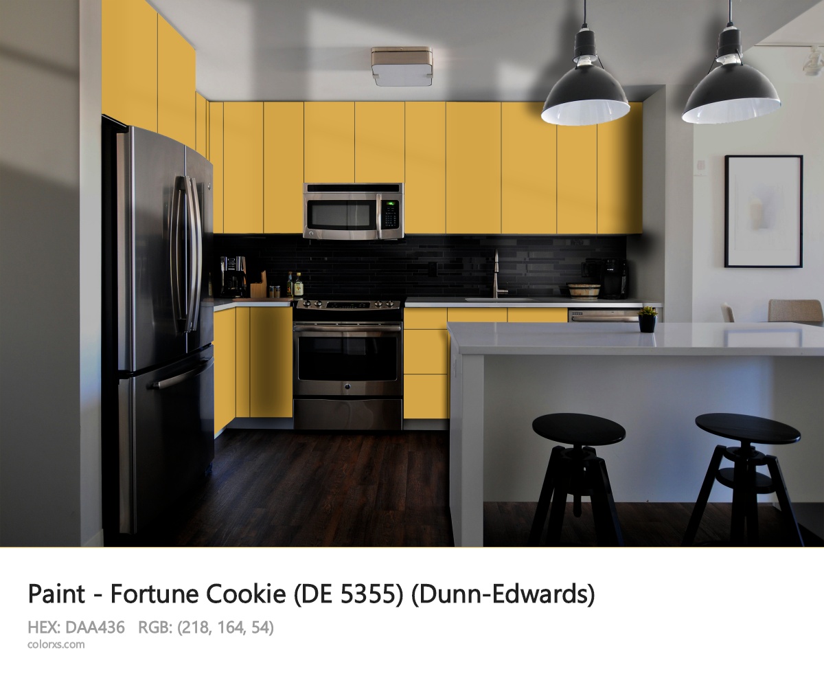 Dunn-Edwards Fortune Cookie (DE 5355) Paint modular kitchen design