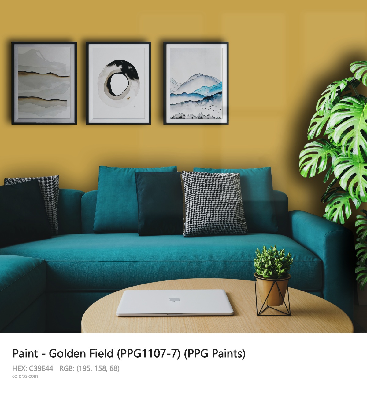 About Golden Field (PPG1107-7) color - its meaning and example