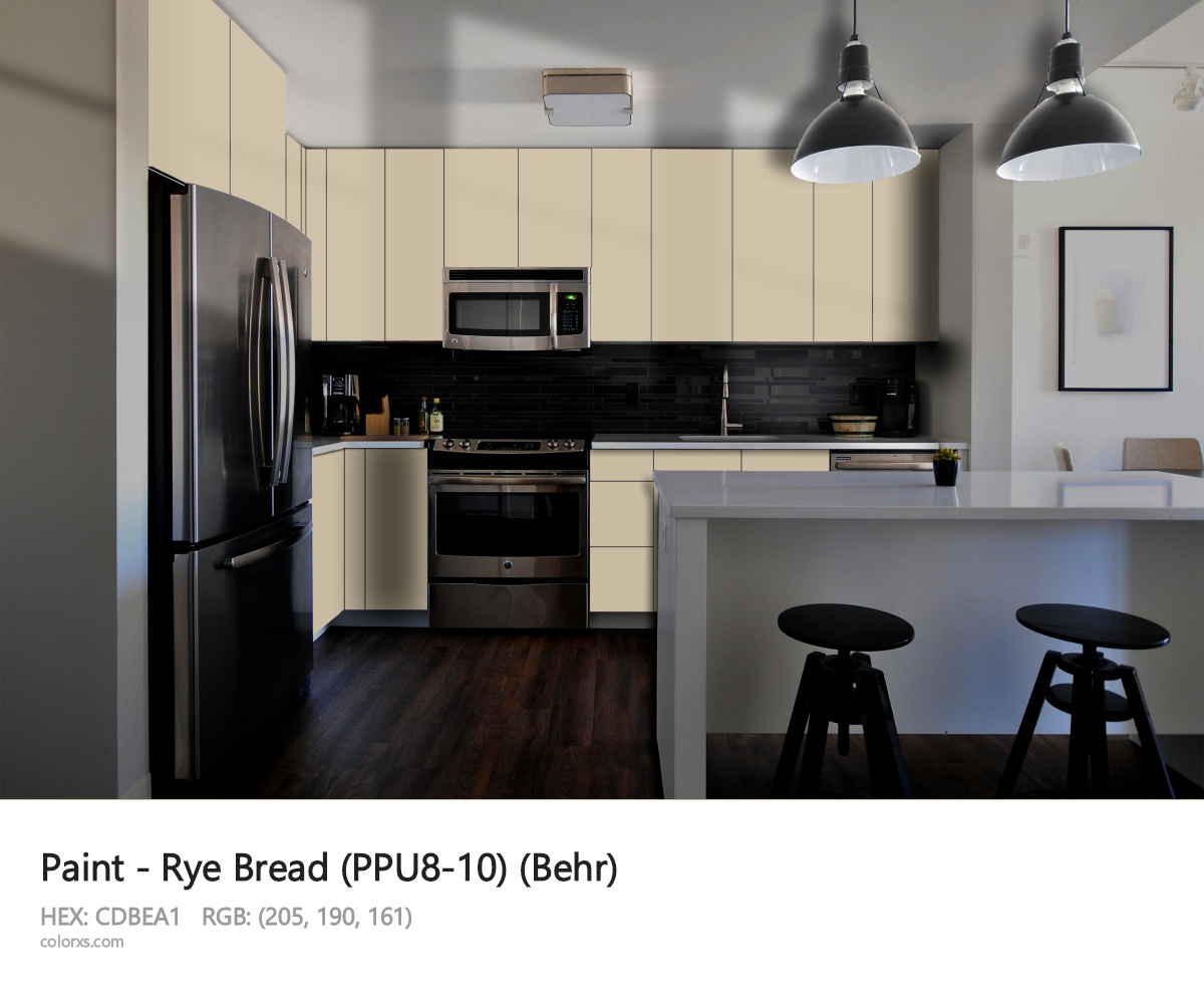 Behr Rye Bread (PPU8-10) Paint modular kitchen design