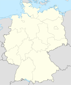 Deutschlandkarte, Position der Stadt Itzehoe hervorgehoben