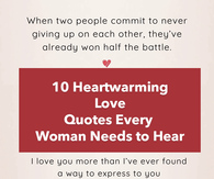 10 Heartwarming Love Quotes Every Woman Needs to Hear