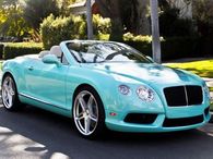 Tiffany blue Bentley