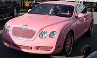 Pink bentley