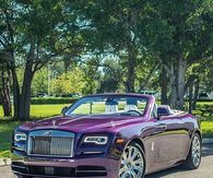 Purple Rolls Royce