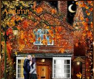 Couple Kissing, Autumn Gif