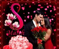 8 Of March, Women's Day Gif With Couple