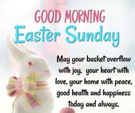 Good Morning Easter Sunday