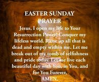 Easter Sunday Prayer