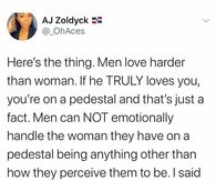 Men love harder than women