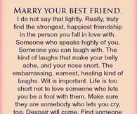 Marry Your Best Friend