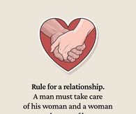 Rule for a relationship.