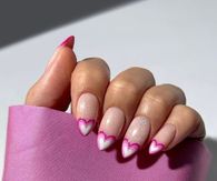 Sweetheart Tip Nail Art