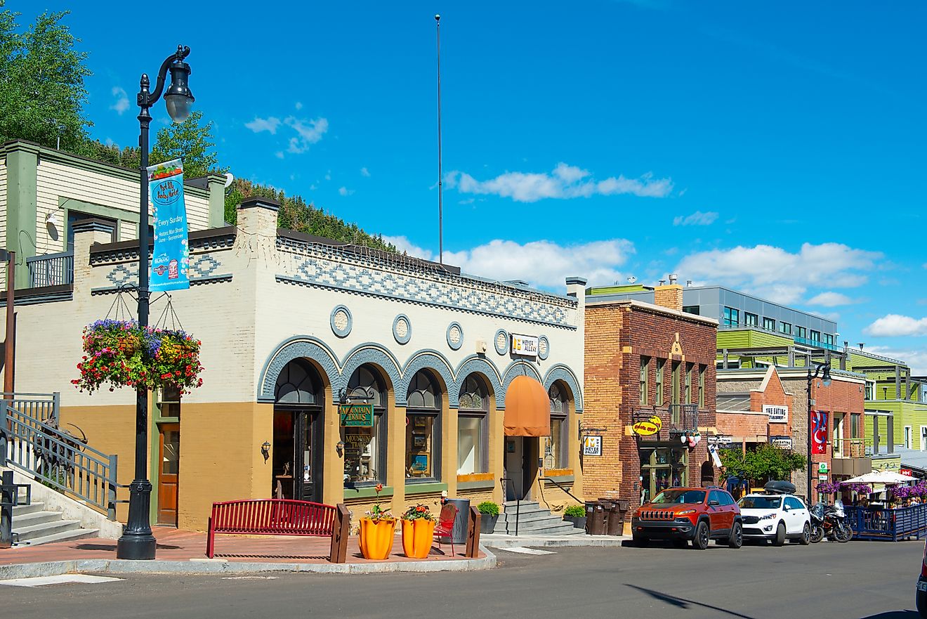 Main Street in historic downtown of Park City, Utah.Editorial credit: Wangkun Jia / Shutterstock.com.