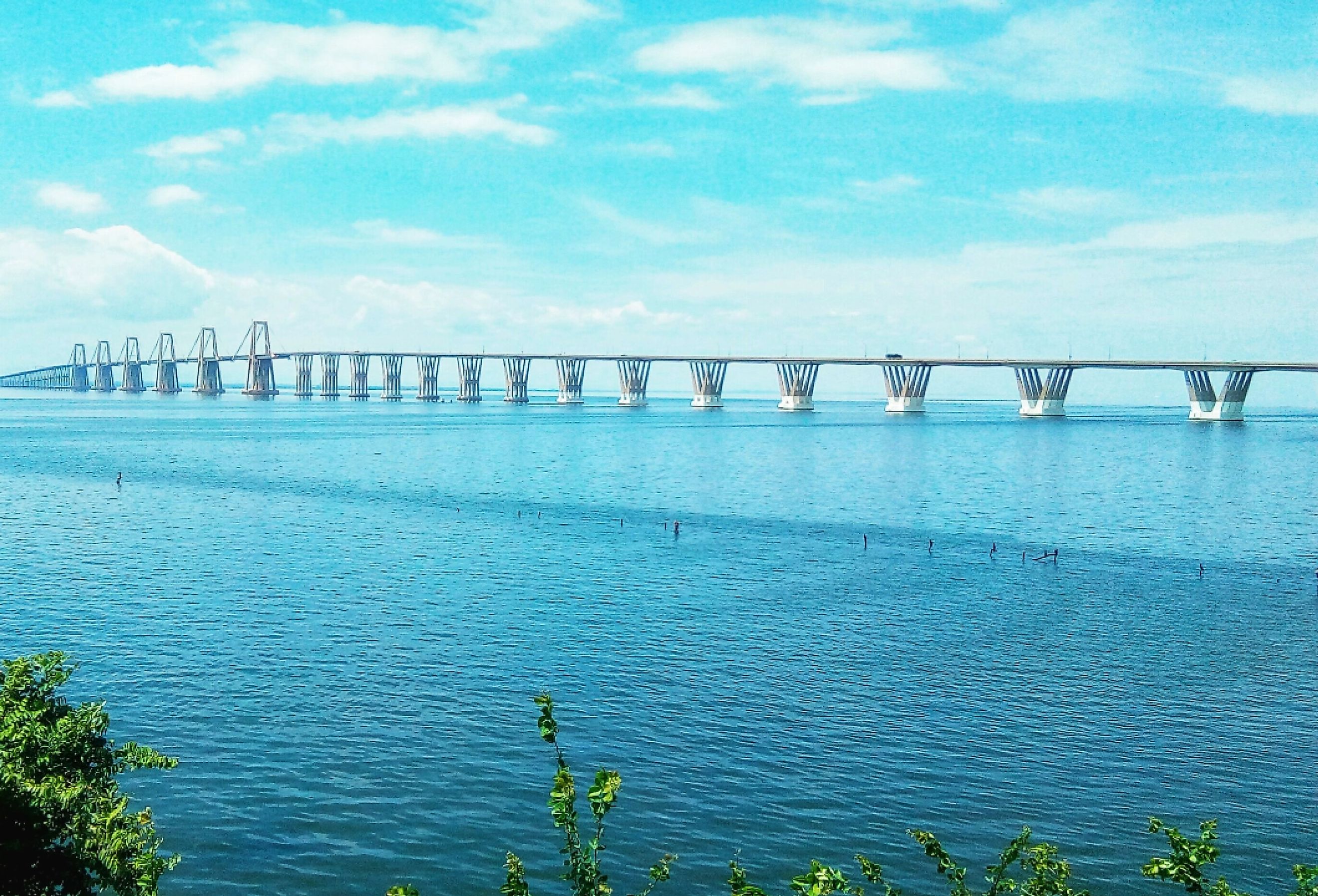 Bridge over Maracaibo Lake, near the city of Maracaibo, Venezuela.