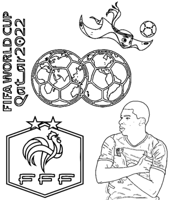 FIFA World Cup 2022 Coloring Pages Printable for Free Download