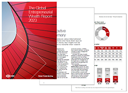 Global Entrepreneurial Wealth Report - Sneak peak