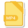 Icona Filetype, mp4