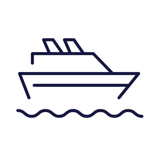 Kreuzfahrt, Schiff Symbol