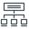 Algorithm, map, scheme, site Icon