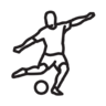 Fußball, Spieler Symbol