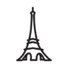 Der, eiffel, tower Symbol