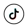 Icono Tiktok, logo, negro