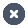 X, circle Icon